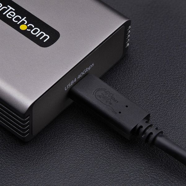 StarTech.com USB4 naar Ethernet Adapter, 10GbE, Multi-Gigabit, Thunderbolt Compatibel, 10GBASE-T/5G/2.5G NIC, 10G LAN Adapter, 0,5m USB4 Kabel, Win/Mac, TAA (USB4-10GBE-ETHERNET) StarTech.com USB4 naar Ethernet Adapter, 10GbE, Multi-Gigabit, Thunderbolt Compatibel, 10GBASE-T/5G/2.5G NIC, 10G LAN Adapter, 0,5m USB4 Kabel, Win/Mac, TAA (USB4-10GBE-ETHERNET)