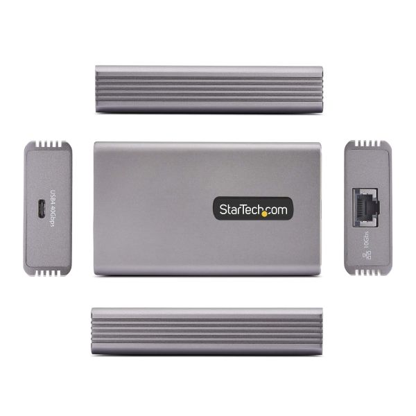 StarTech.com USB4 naar Ethernet Adapter, 10GbE, Multi-Gigabit, Thunderbolt Compatibel, 10GBASE-T/5G/2.5G NIC, 10G LAN Adapter, 0,5m USB4 Kabel, Win/Mac, TAA (USB4-10GBE-ETHERNET) StarTech.com USB4 naar Ethernet Adapter, 10GbE, Multi-Gigabit, Thunderbolt Compatibel, 10GBASE-T/5G/2.5G NIC, 10G LAN Adapter, 0,5m USB4 Kabel, Win/Mac, TAA (USB4-10GBE-ETHERNET)