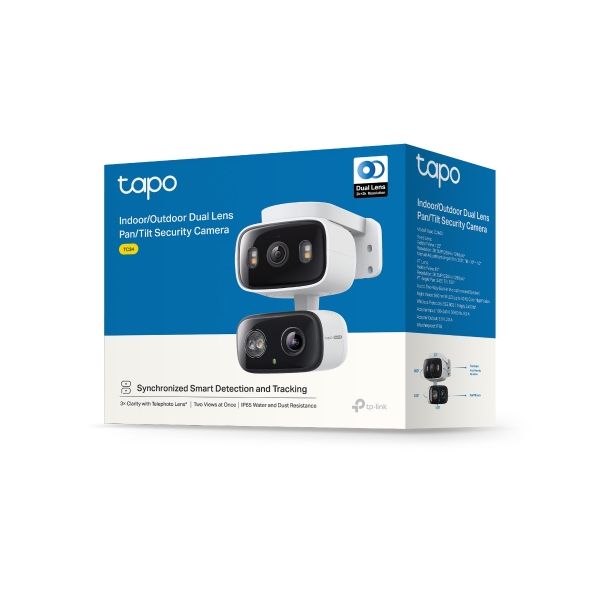 TP-Link TC34 bewakingscamera Kogel (vorm) IP-beveiligingscamera Binnen & buiten 2304 x 1296 Pixels Plafond/muur/paal (TC34)
