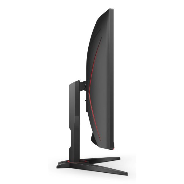 AOC G2 C32G2ZE/BK computer monitor 80 cm (31.5") 1920 x 1080 Pixels Full HD LED Zwart, Rood (C32G2ZE)