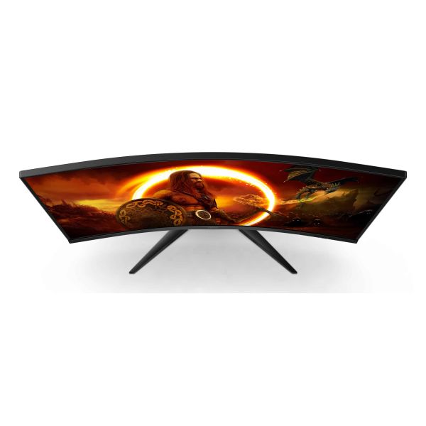 AOC G2 C32G2ZE/BK computer monitor 80 cm (31.5") 1920 x 1080 Pixels Full HD LED Zwart, Rood (C32G2ZE)