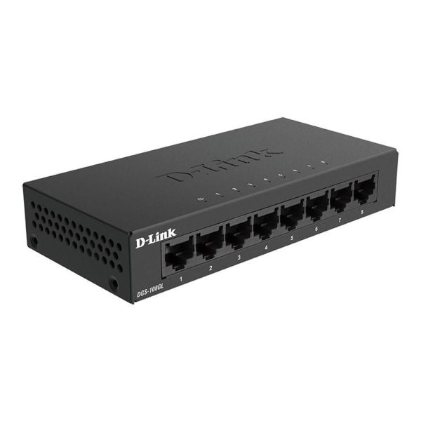 D-Link DGS 108GL - switch - 8 porte - (DGS-108GL)