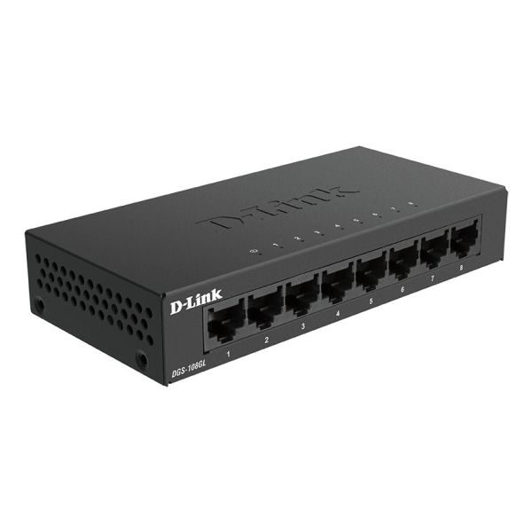 D-Link DGS-108GL netwerk-switch Unmanaged Gigabit Ethernet (10/100/1000) Zwart (DGS-108GL) D-Link DGS-108GL netwerk-switch Unmanaged Gigabit Ethernet (10/100/1000) Zwart (DGS-108GL)