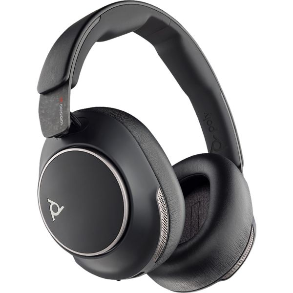 HP Poly Poly Voyager Surround 80 UC - Kopfhörer mit Mikrofon - ohrumschließend - Bluetooth - kabellos, kabelgebunden - aktive Ra (220116-01)