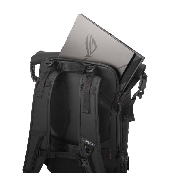 ASUS ROG Slash Backpack 4.0 45,7 cm (18") Rugzak Zwart (90XB09X0-BBP000)