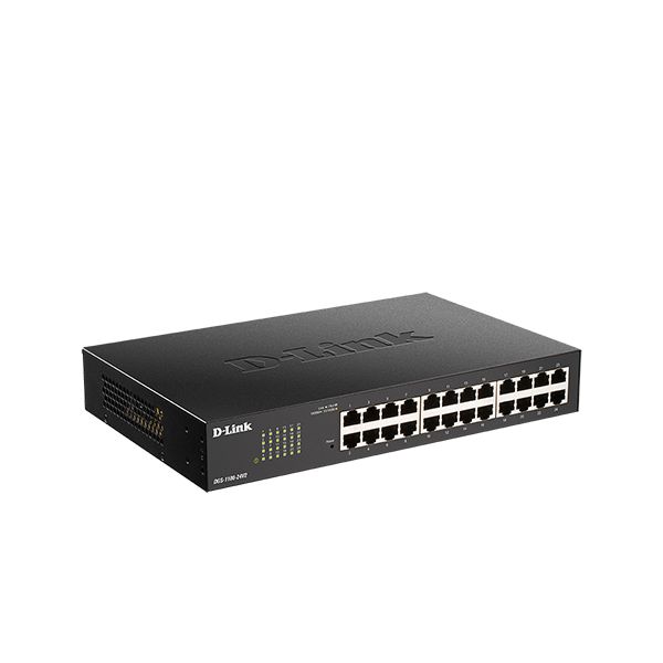 D-Link DGS-1100-24V2 netwerk-switch Managed L2 Gigabit Ethernet (10/100/1000) 1U Zwart (DGS-1100-24V2)