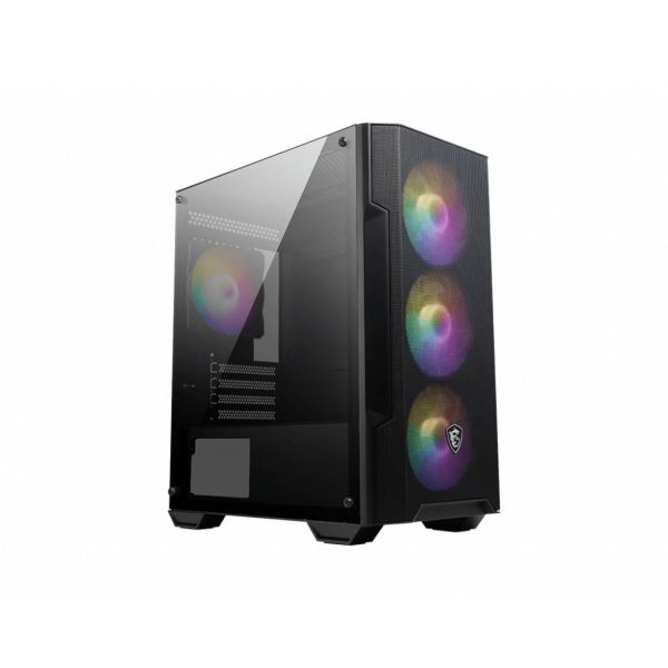 MSI MAG Forge M100A Micro Tower Zwart, Transparant (MAG FORGE M100A)