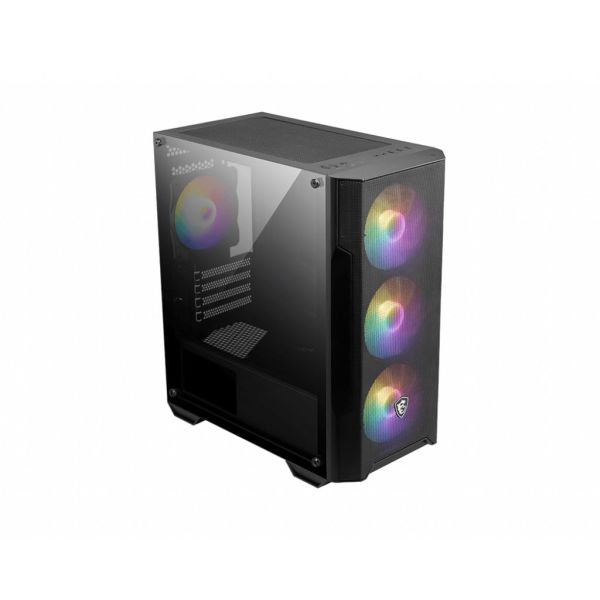 MSI MAG Forge M100A Micro Tower Zwart, Transparant (MAG FORGE M100A) MSI MAG Forge M100A Micro Tower Zwart, Transparant (MAG FORGE M100A)