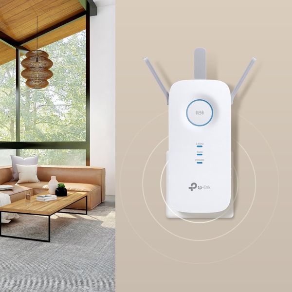 TP-Link RE550 netwerkextender Netwerkzender & -ontvanger Wit 10, 100, 1000 Mbit/s (RE550(EU)) TP-Link RE550 netwerkextender Netwerkzender & -ontvanger Wit 10, 100, 1000 Mbit/s (RE550(EU))