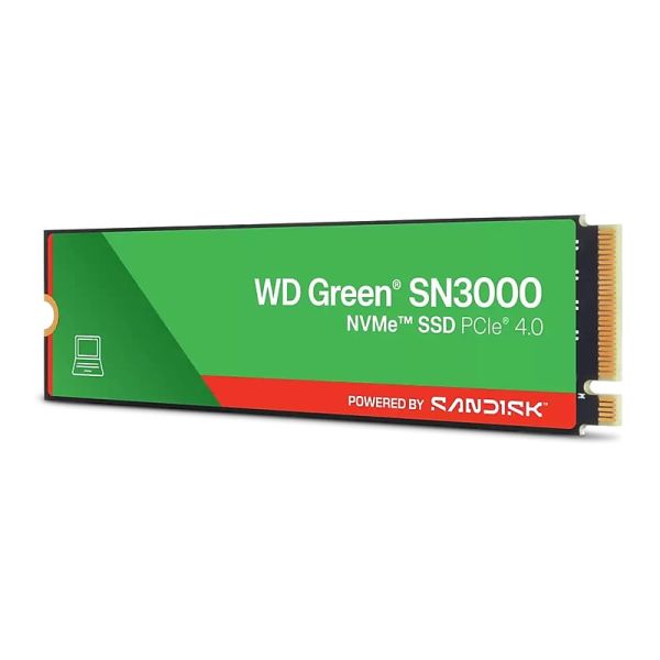 Western Digital SSD GREEN SN3000 1TB NVME PCIE G4 216UTS (WDS100T4G1E-00CPS0)
