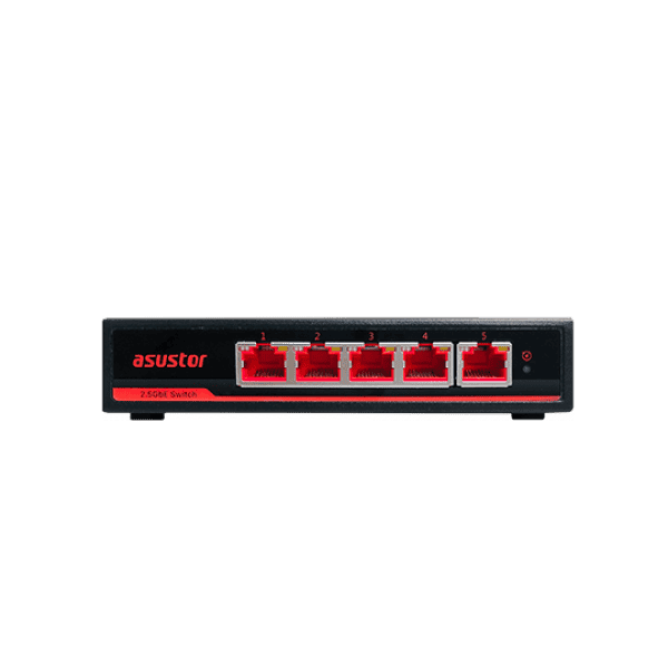 ASUSTOR ASW205T 2,5GBase unmanaged Switch 5-port (92W02-T0200001) (92W02-T0200001)