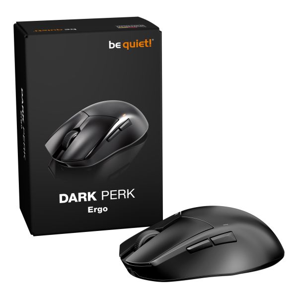 be quiet! Dark Perk Ergo muis Gamen Rechtshandig RF Wireless + USB Type-C Optisch 32000 DPI (BM007) be quiet! Dark Perk Ergo muis Gamen Rechtshandig RF Wireless + USB Type-C Optisch 32000 DPI (BM007)