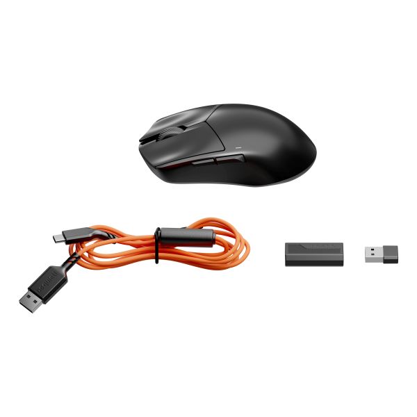 be quiet! Dark Perk Sym muis Gamen Rechtshandig RF Wireless + USB Type-C Optisch 32000 DPI (BM008)