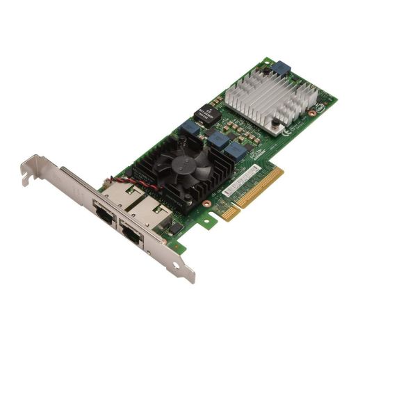 DELL 10GB DUAL-PORT ETHERNET X520-T2 SERVER ADAPTER - LPB (JM42W-LP)