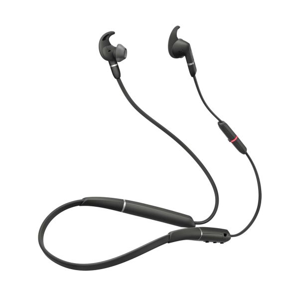 Jabra Evolve 65e Headset Draadloos Neckband Kantoor/callcenter Micro-USB Bluetooth Zwart (6599-623-109)