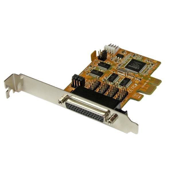 StarTech.com 4-poorts PCI Express (PCIe) RS232 seriële kaart met voedingsuitgang en ESD-beveiliging (PEX4S553S) StarTech.com 4-poorts PCI Express (PCIe) RS232 seriële kaart met voedingsuitgang en ESD-beveiliging (PEX4S553S)