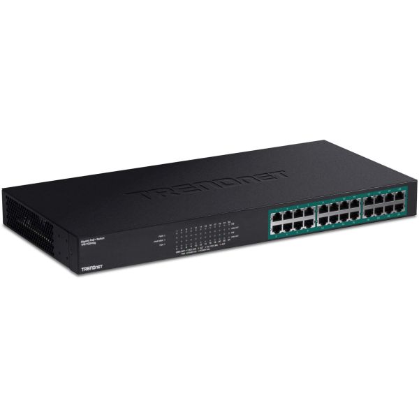 TRENDnet TPE TG240g - Switch - 24 x 10/100/1000 (PoE+) - Desktop, an Rack montierbar - PoE+ (TPE-TG240G) (TPE-TG240G)