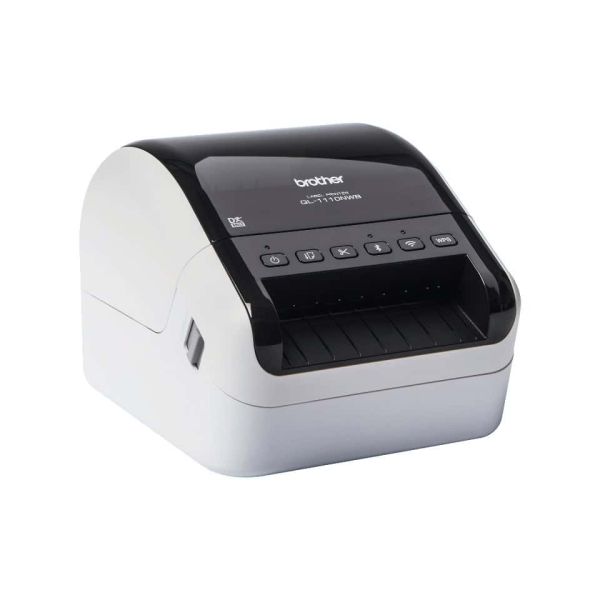 Brother QL-1110NWB labelprinter Direct thermisch 300 x 300 DPI 110 mm/sec Bedraad en draadloos Ethernet LAN DK Wifi Bluetooth (QL1110NWBZW1)