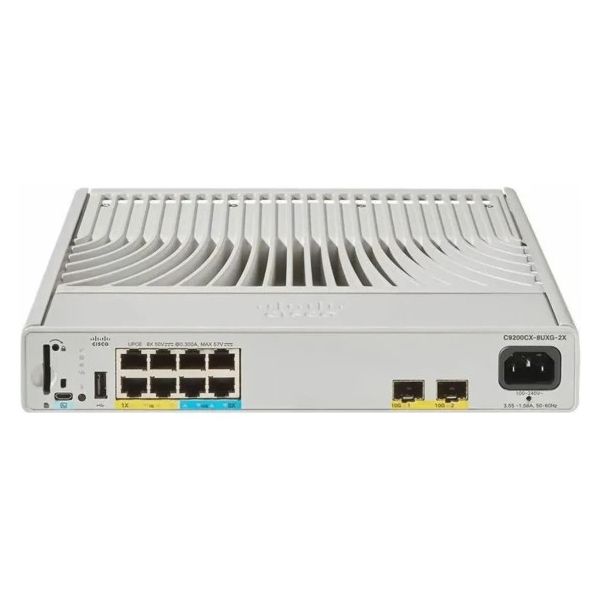 Cisco Catalyst 9200CX 8-Port UPoE Compact Switch (C9200CX-8UXG-2XH-A)