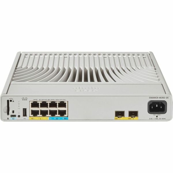 Cisco Catalyst 9200CX 8-Port UPoE Compact Switch (C9200CX-8UXG-2XH-E)