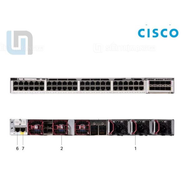 Cisco Catalyst 9350 48U Switch met 60W UPoE (C9350-48U)