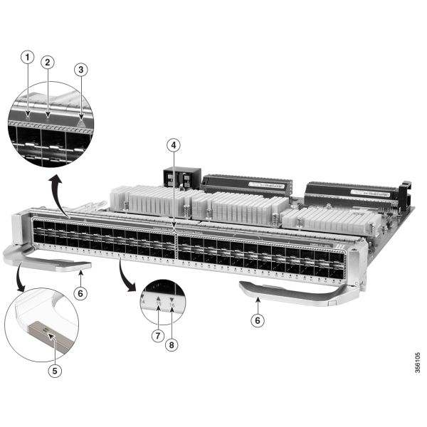 Cisco Catalyst 9600 Series 48-Port Copper Line Card (C9600-LC-48TX=)