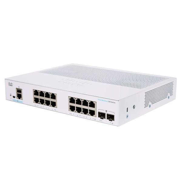 Cisco CBS350-16FP 16-poort Managed Switch met (CBS350-16FP-2G-EU-RF)