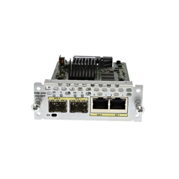 Cisco NIM-2GE-CU-SFP 2-Port GE WAN Network Interface Module (NIM-2GE-CU-SFP=)