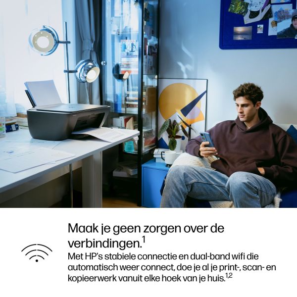 HP DeskJet 2910 Draadloos All-in-One Kleur Printer (89F98B#686) HP DeskJet 2910 Draadloos All-in-One Kleur Printer