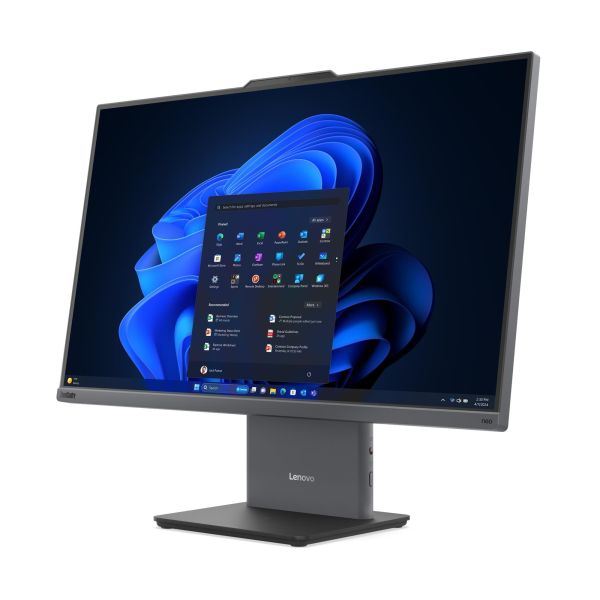 Lenovo ThinkCentre neo 50a 27 Gen 6 LNL Intel Core Ultra 7 256V 68,6 cm (27") 1920 x 1080 Pixels Touchscreen Alles-in-één-pc 16 GB 512 GB SSD Windows 11 Pro Wi-Fi 6 (802.11ax) Grijs (13QF0009GE)