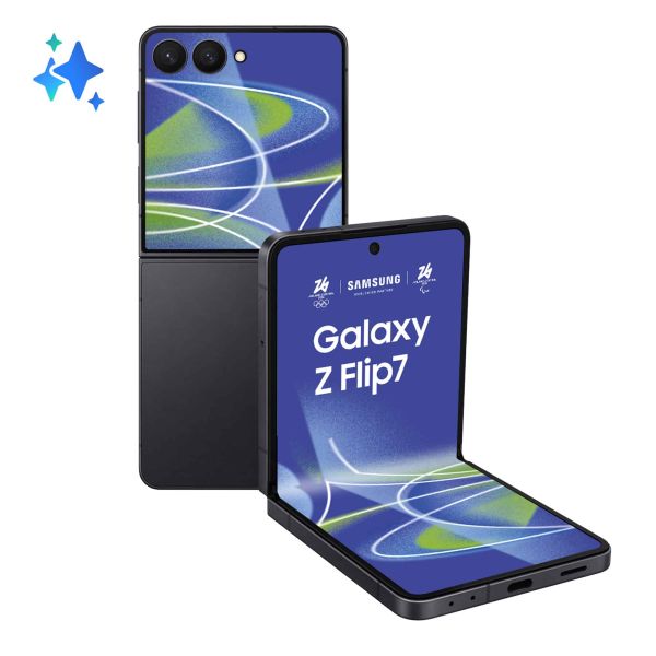 Samsung Galaxy Z Flip7 17,3 cm (6.8") 5G 12 GB 256 GB 4300 mAh Zwart (SM-F766BZKGEUE)