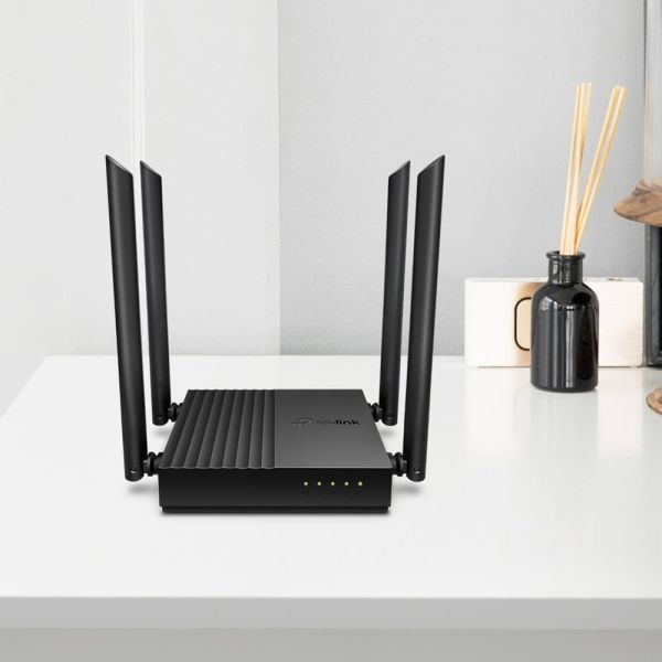 TP-Link ARCHER A64 draadloze router Gigabit Ethernet Dual-band (2.4 GHz / 5 GHz) Zwart (ARCHER A64) TP-Link ARCHER A64 draadloze router Gigabit Ethernet Dual-band (2.4 GHz / 5 GHz) Zwart (ARCHER A64)