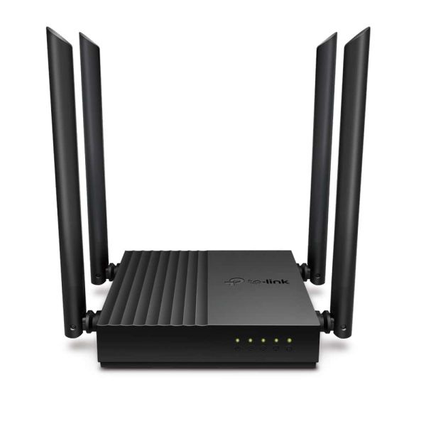 TP-Link ARCHER A64 draadloze router Gigabit Ethernet Dual-band (2.4 GHz / 5 GHz) Zwart (ARCHER A64)