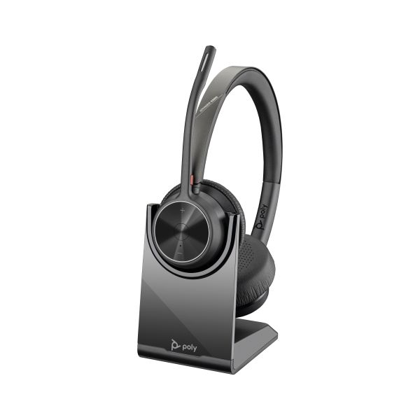 HP Poly Voyager 4320-M + USB-A naar USB-C-kabel + BT700 dongle (220902-01)