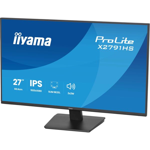 iiyama ProLite X2791HS-B1 computer monitor 68,6 cm (27") 1920 x 1080 Pixels Full HD LED Zwart (X2791HS-B1)