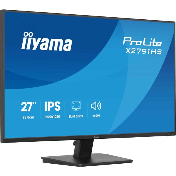 iiyama ProLite X2791HS-B1 computer monitor 68,6 cm (27") 1920 x 1080 Pixels Full HD LED Zwart (X2791HS-B1)