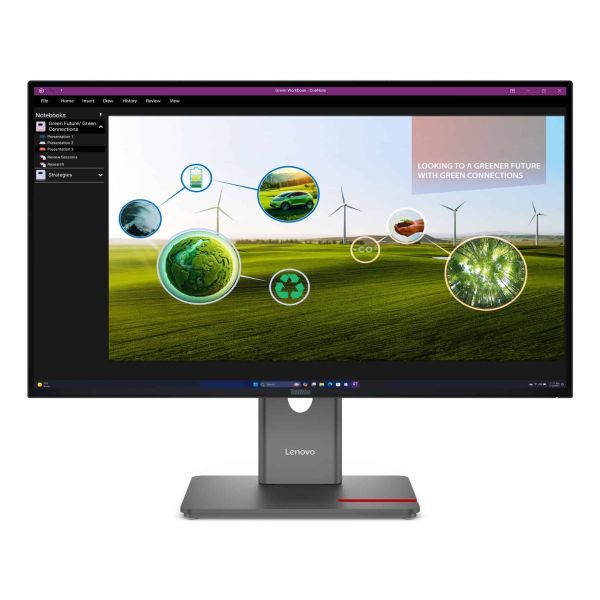 Lenovo ThinkVision P27Q-40 computer monitor 68,6 cm (27") 2560 x 1440 Pixels Quad HD LED Zwart (64A7GAR6EU)