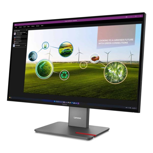 Lenovo ThinkVision P27Q-40 computer monitor 68,6 cm (27") 2560 x 1440 Pixels Quad HD LED Zwart (64A7GAR6EU)