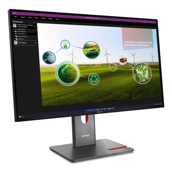 Lenovo ThinkVision P27Q-40 computer monitor 68,6 cm (27") 2560 x 1440 Pixels Quad HD LED Zwart (64A7GAR6EU)