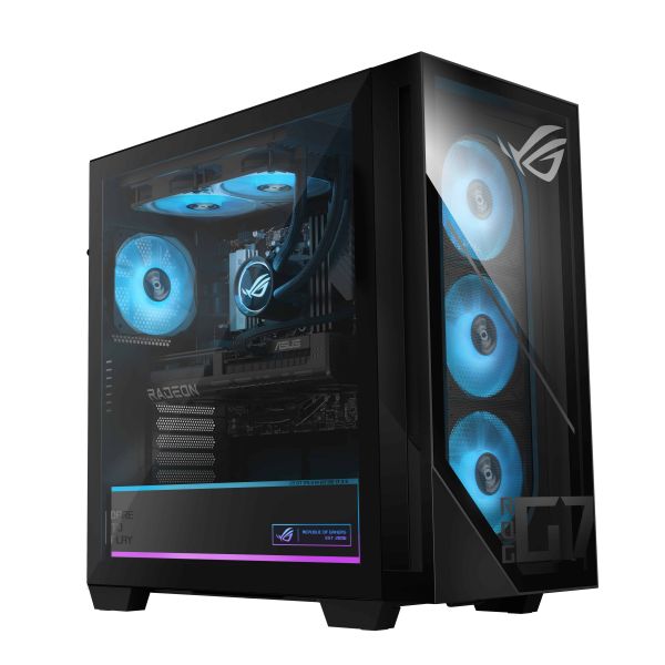 ASUS ROG G700 GM700TZ-R8700F092W AMD Ryzen™ 7 8700F 32 GB DDR5-SDRAM 2 TB SSD NVIDIA GeForce RTX 5070 Ti Windows 11 Home Tower PC Zwart (90PF05T1-M00T50)