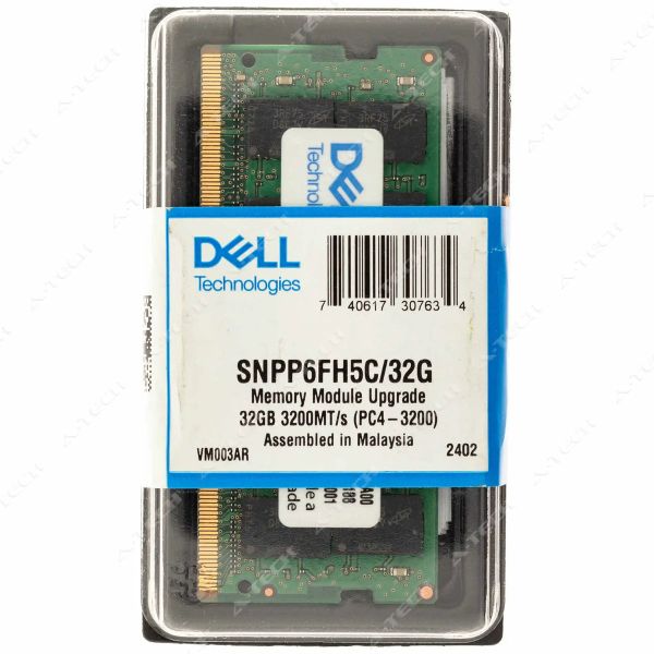 Dell 32GB SODIMM DDR4 3200MHz Unbuffered (P6FH5)