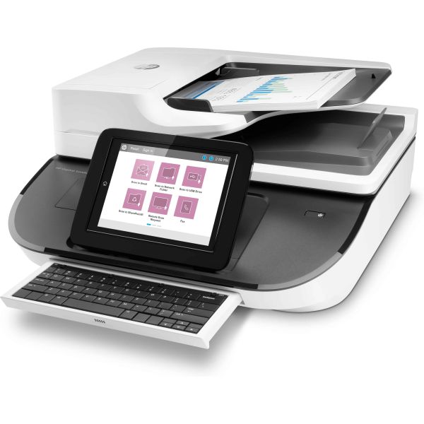 HP Flow 8500 fn2 Flatbed-/ADF-scanner 600 x 600 DPI (L2762A) HP Flow 8500 fn2 Flatbed-/ADF-scanner 600 x 600 DPI (L2762A)