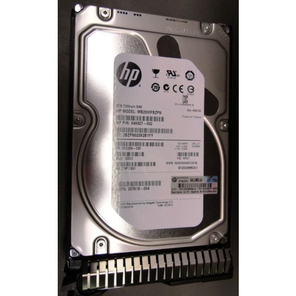 HP 2TB SAS 7.2K 3.5" Hard Drive (RP000130615)