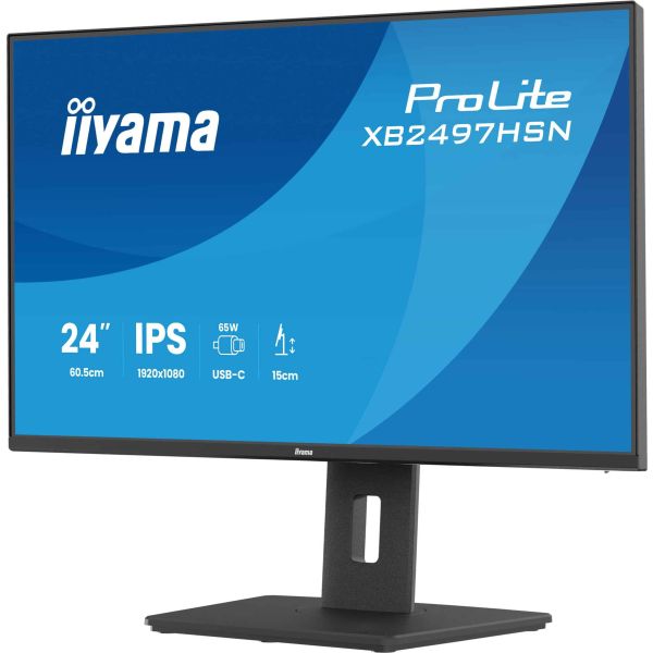 iiyama ProLite XB2497HSN-B1 computer monitor 60,5 cm (23.8") 1920 x 1080 Pixels Full HD LED Zwart (XB2497HSN-B1)