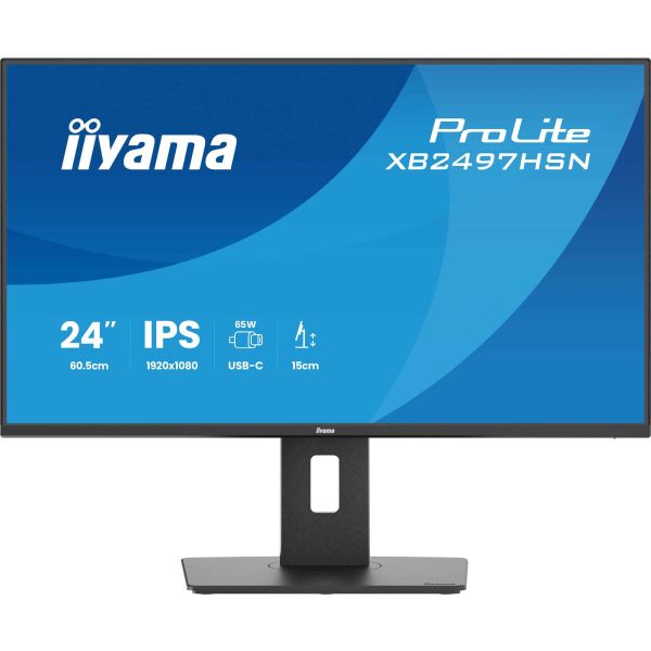 iiyama ProLite XB2497HSN-B1 computer monitor 60,5 cm (23.8") 1920 x 1080 Pixels Full HD LED Zwart (XB2497HSN-B1)