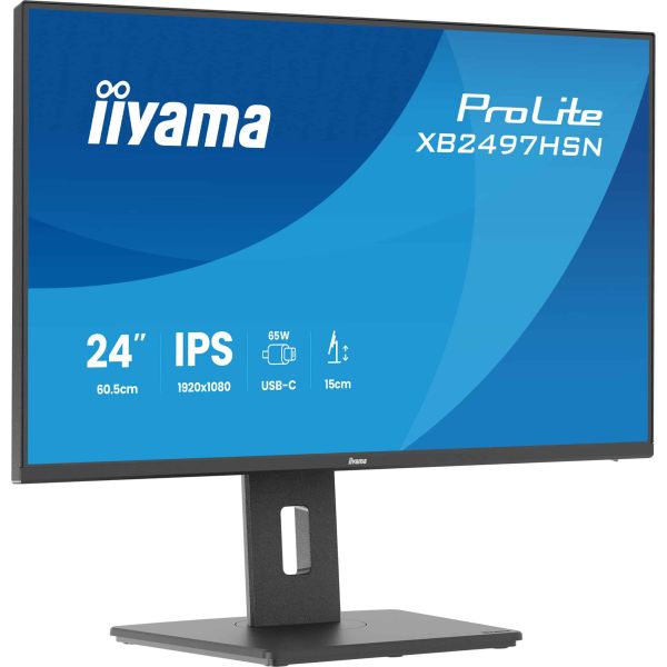 iiyama ProLite XB2497HSN-B1 computer monitor 60,5 cm (23.8") 1920 x 1080 Pixels Full HD LED Zwart (XB2497HSN-B1)