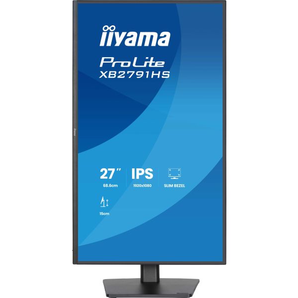 iiyama ProLite XB2791HS-B1 computer monitor 68,6 cm (27") 1920 x 1080 Pixels Full HD LED Zwart (XB2791HS-B1)