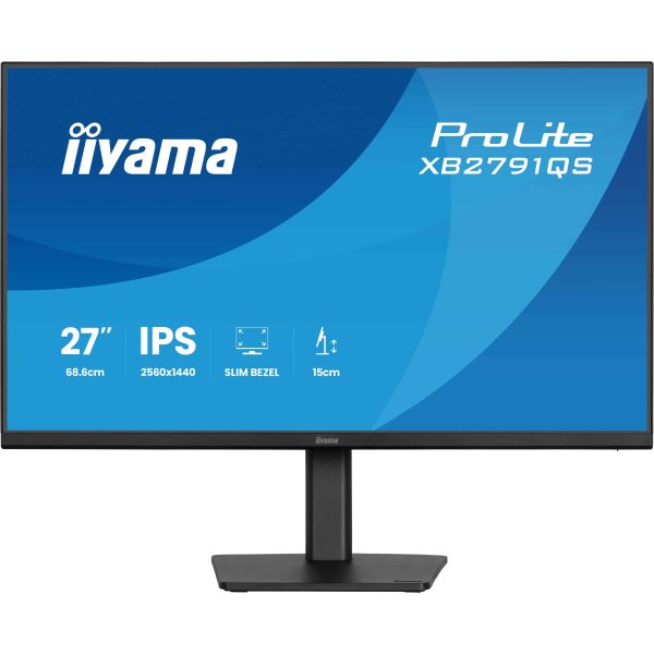 iiyama ProLite XB2791QS-B1 computer monitor 68,6 cm (27") 2560 x 1440 Pixels Quad HD LED Zwart (XB2791QS-B1)