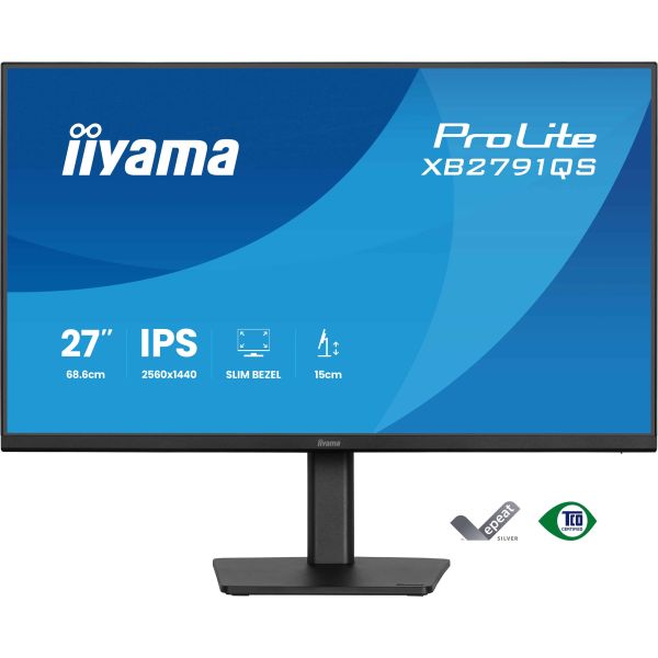 iiyama ProLite XB2791QS-B1 computer monitor 68,6 cm (27") 2560 x 1440 Pixels Quad HD LED Zwart (XB2791QS-B1)