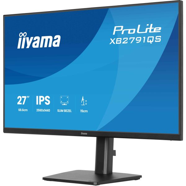 iiyama ProLite XB2791QS-B1 computer monitor 68,6 cm (27") 2560 x 1440 Pixels Quad HD LED Zwart (XB2791QS-B1)